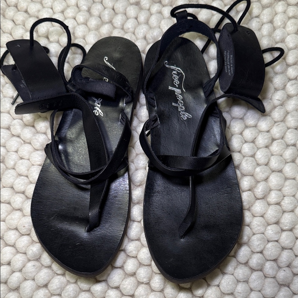 Free People Vacation Day Wrap Sandals | Size 8.5 US - Picture 2 of 6